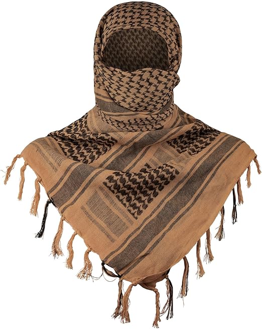 Aonal Military Tactical Shemagh | 100% Cotton Keffiyeh Desert Scarf