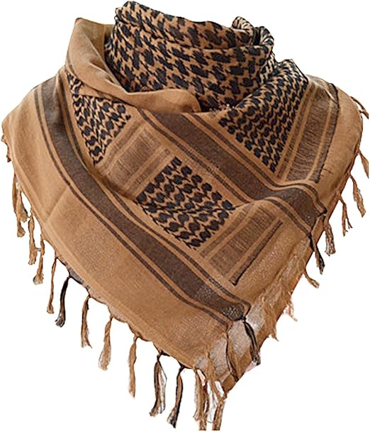 Aonal Military Tactical Shemagh | 100% Cotton Keffiyeh Desert Scarf